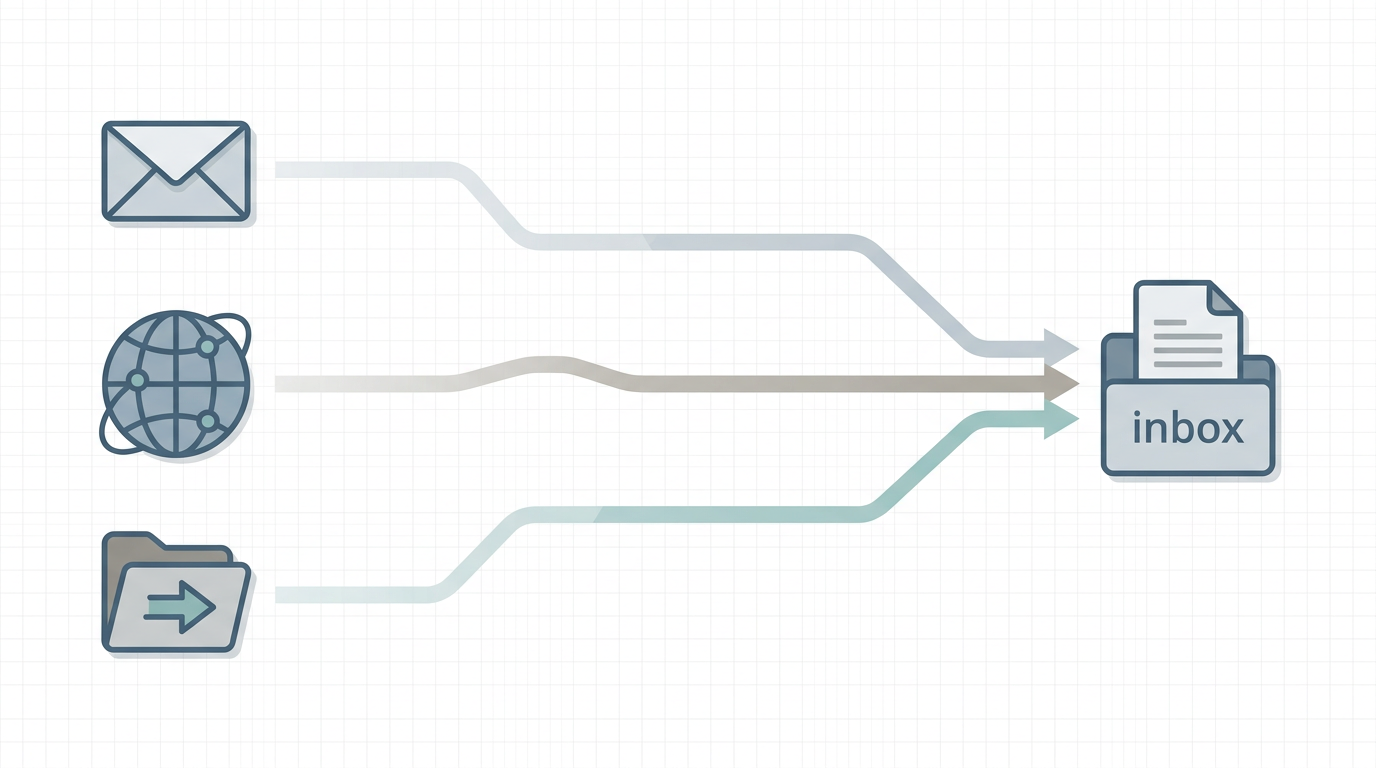 Figure 5. Three transports, one destination